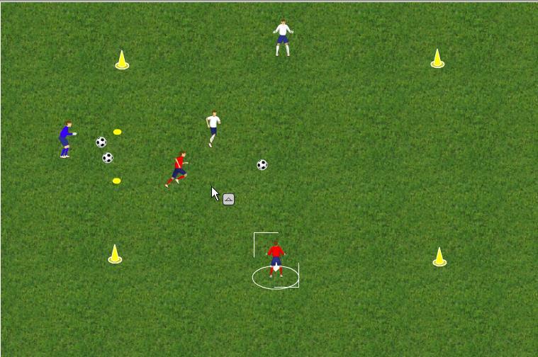 Stresse kollektiv bevegelse, over en linje før scoring godkjennes Markeringsansvar, spesielt midtbane for defensive løp også.