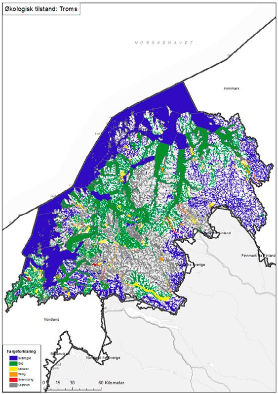 Risikovurdering Troms Ingen risiko Mulig risiko I risiko Udefinert Figur 3.