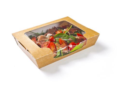 Emballasje til baguette Salat Baguettepose vindu