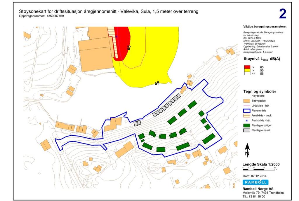 10 (14) STØYUTREDNING Figur 3 Støysonekart iht.