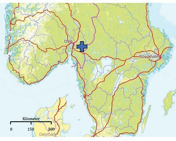 2 Material og metode 2.1 Feltdata Alle data er hentet fra felt- og laserregistreringer i seks forskjellige prøveflater i Aurskog- Høland kommune i Akershus fylke.