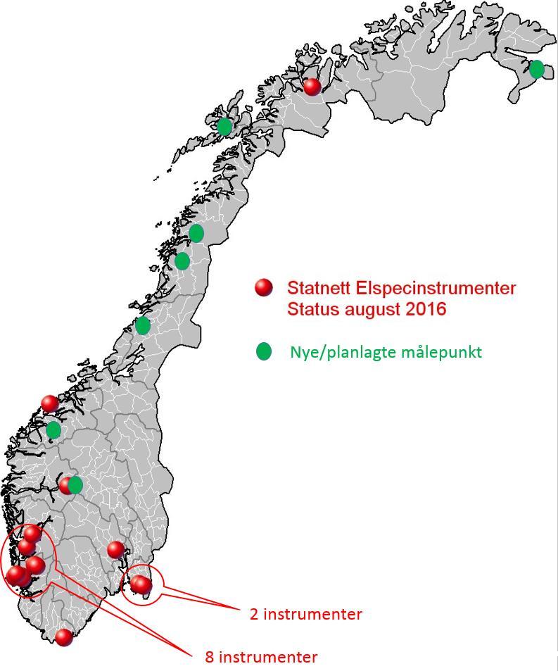 Samarbeid med DSO'er om instrumenter og datautveksling Utbredelse/lokalisering av PQA i