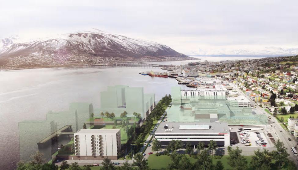 KRÆMER BRYGGE - TROMSØ Grunneier og utbygger: Kræmer Eiendom AS Planlagt utbygging frem mot 2035 ca. 140.