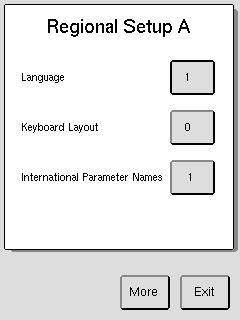 Innstilling av språk Følg instruksene nedenfor for å endre språket på skjermen: Steg 1 Begynn med å trykke på [AVANSERT] fra fanen MENY. 2 Trykk på [OPPSETT].