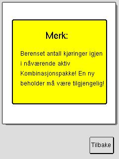 Instrumentet renser OT-røret. Vent litt. Hver tolvte time utfører instrumentet en vask av systemet. Under vaskeprosessen er det ikke mulig å bruke instrumentet til analyse.