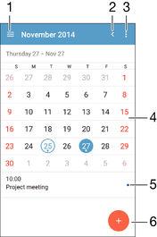 Kalender og vekkerklokke Kalender Bruk kalenderappen til å holde oversikt over tidsplanene dine.