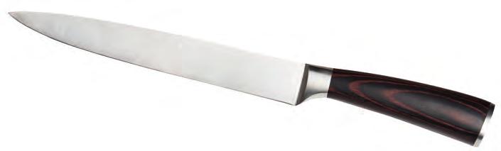 410685 94 94 410686 KNIV Meget stilig kokkekniv med blad av høy kvalitet tysk stål og håndtak av Pakkatre. Knivbladet er 20 cm. KNIV Filékniv som fikser fisken!