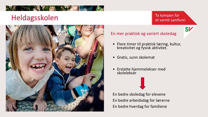 Skal vi få til en skole med et bredere kunnskapssyn og en mer praktisk og variert skoledag, er det behov for å utvide skoledagen.