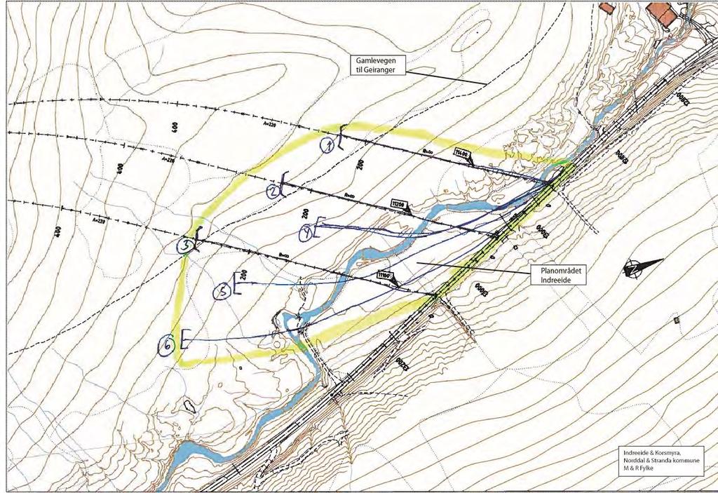 2.0 Bakgrunn og formål med undersøkinga Bakgrunnen for denne arkeologiske registreringa er eit planlagt tunellprosjekt mellom Indreeide i Norddal kommune, og Korsmyra i Stranda kommune.