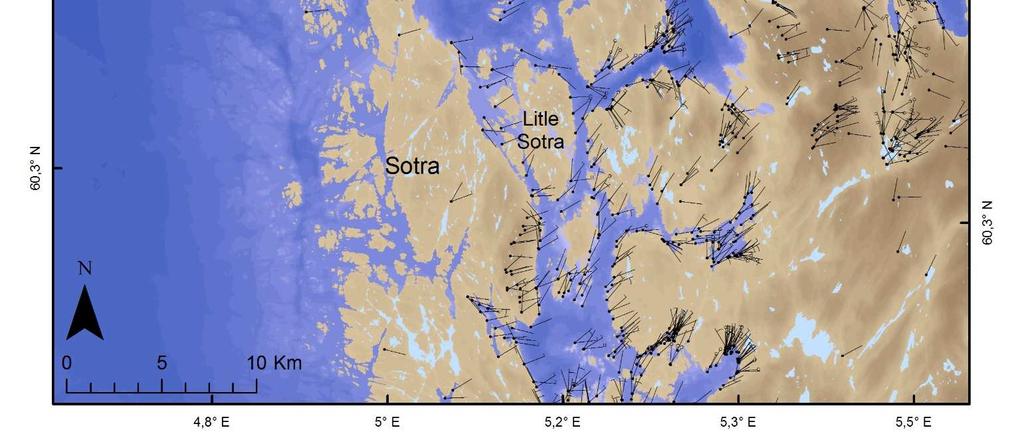 Skuringsstripene som er rundt er brukt