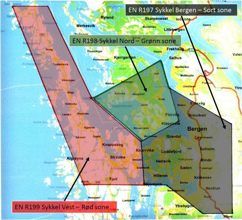 Luftfartstilsynet 7 av 7 Vedlegg 2 Kart over