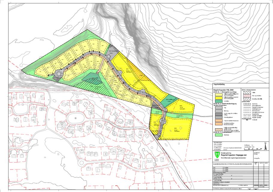 Regulerigspla for boligfeltet Høgegga øst