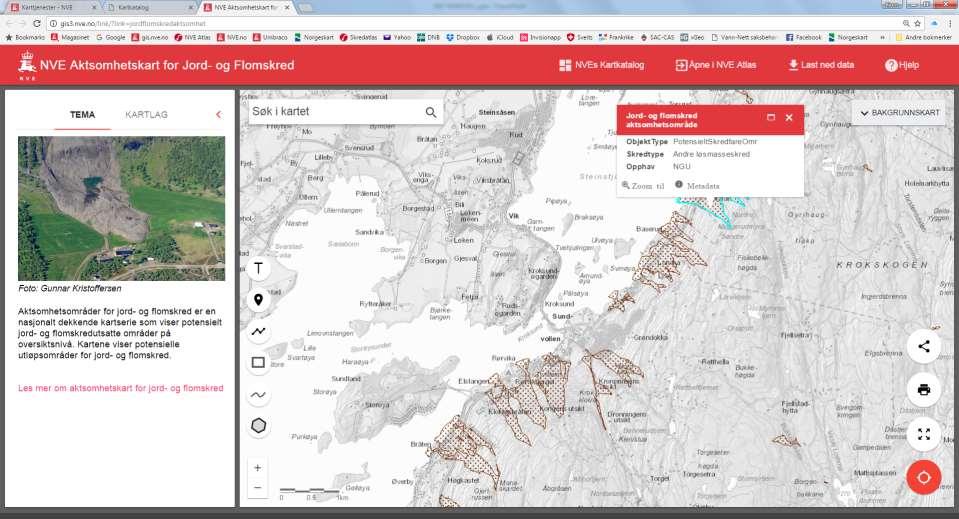 Aktsomhetskart for jord- og flomskred Landsdekkende Utarbeidet på grunnlag av