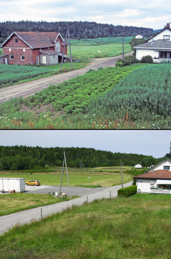 Arealendringer Mindre endringer enn i første omdrev av 3Q (rundt århundreskiftet) Det same