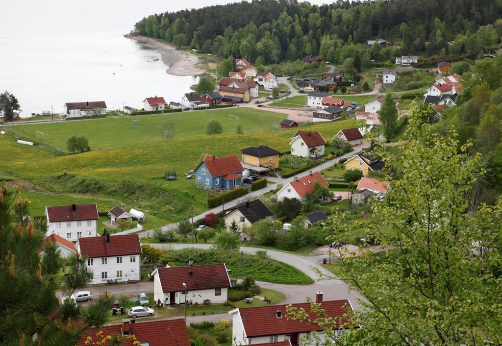 Det bygges i jordbrukets kulturlandskap Endring i antall hus