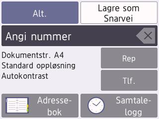 6 Faks Før sending av faks Forstyrrelse på telefonlinje / VoIP Hvis du har problemer med å sende eller motta fakser på grunn av mulig støy på telefonlinjen, eller hvis du bruker et VoIPsystem,