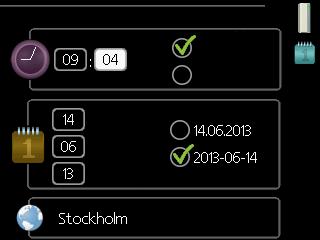 4 24 t 12 t komfortstilling 2.2 Verdi som skal endres økonomi normal luksus Alternativer Slik stiller du inn en verdi: 1. Bruk betjeningsrattet til å markere den verdien du vil stille inn. 2. Trykk på OK-knappen.