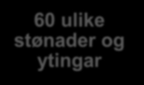 ulike stønader og