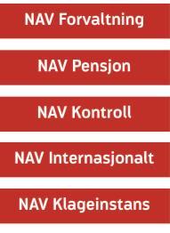 HR-avdelinga Økonomi- og styringsavdelinga 1) Ytingsavdelinga Arbeids- og