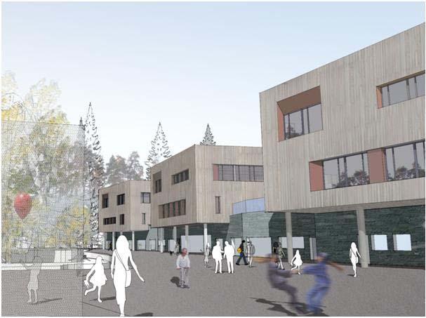 22 FutureBuilt to forbildeprosjekter Nye Bjørnsletta skole og