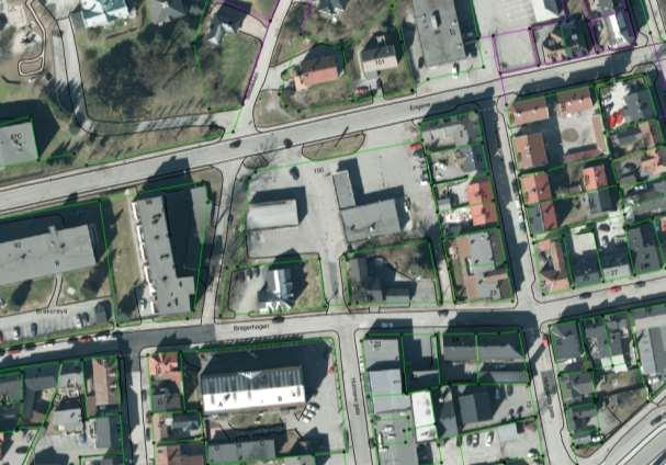 Engene 100 i Drammen kommune. Reguleringsplan. Trafikkanalyse. 10 2 BESKRIVELSE AV EKSISTERENDE SITUASJON 2.1 Planområdet Planområdet ligger på Brakerøya og omfatter et kvartal.