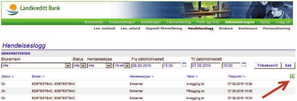 Navnet som du har lagret på mottaker er det samme som vil bli sendt til EVRY sine systemer, og dermed sendt videre til betalingsmottaker.