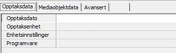 fjerne ved knappen - (minus) personer fra listen. Her er det naturlig å legge for eksempel navn på fotograf. 1.5.3.2.