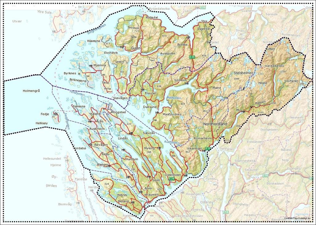 «Nordhordland kommune» Forhandlingsutvalet til Austrheim, Fedje, Gulen, Lindås, Masfjorden, Meland, Modalen og