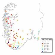 NIVA 99-4.2 Target load functions Target loads were calculated for three target years (23, and 21); the results for each lake are summarized as TL max (S) in maps in Figure 8.