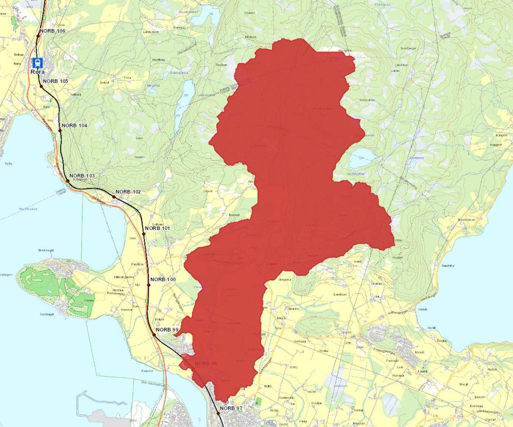 Oppdragsnr.: 02 Dokumentnr.: DOK-02-RIVA-01 Versjon: 01 Del 3 omfatter vegetasjonsbelte langs Ysseelva og tilgrensende dyrket mark. Disse reguleres til friområde.