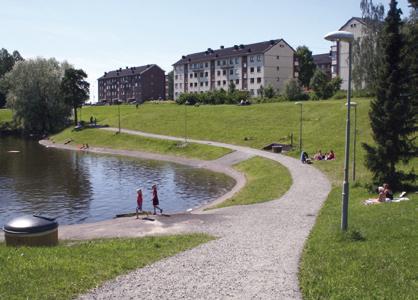 I forbindelse med planarbeidet er det gjennomført en analyse av parkdekningen i byggesonen.