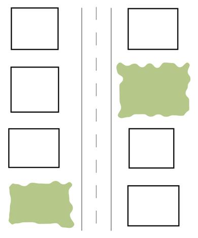 Figur 4.4 To ulike prinsipper for etablering av vegetasjon langs kommunikasjonsårer, enten med langsgående allérekker eller ved å etablere pocketparks (Asplan Viak 2009).