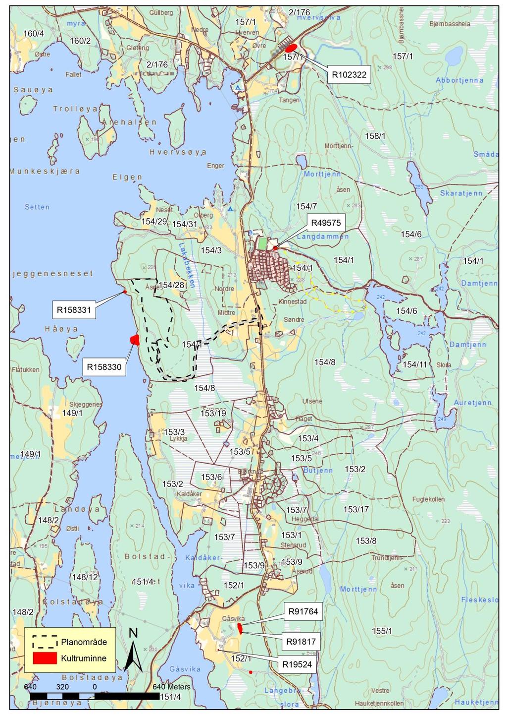 Reguleringplan- Kvetangen hytteområde i Setskog Kart 2: Oversiktskart som viser