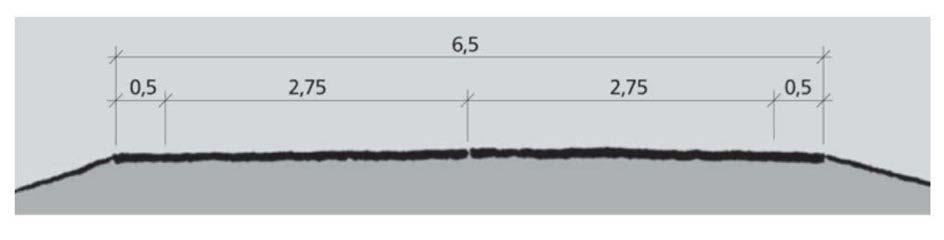 Kjørevei, f_skv1 f_skv5 Gang-/ og sykkelvei/ fortau/ plattform, o_sgs1 o_sgs4 Annen veigrunn tekniske anlegg, o_svt1 o_svt13 Annen veigrunn grøntareal, o_svg1 o_svg3 Kollektivholdeplass, o_skh1