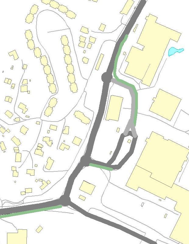 Nytt kollektivfelt og ny veg til terminalen Fv. 540, Folke Bernadottes vei Terminal Nytt kollektivfelt Hjalmar Brantings vei sør for Oasen Fv 540, Hjalmar Brantings vei Figur 1. Oversiktskart.