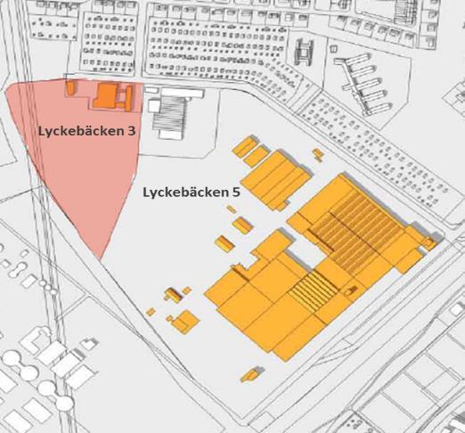 Lyckebäcken 3 Eierandel: 100 % Lund, Sverige Type eiendom: Bebygget areal m2: Industri/kontor/lager 2900 ink. kontormoduler Antall leietakere 1 Årsleie pr. 30.09.2015 (MSEK) 0,26 Verdi* pr. 30.06.