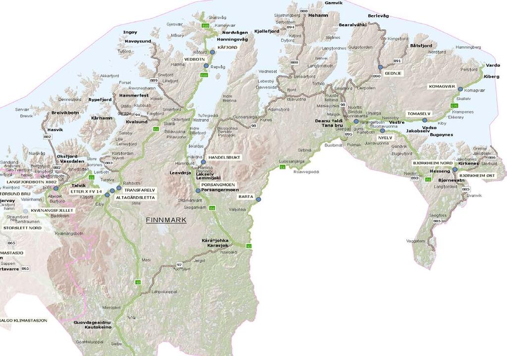 ÅDT nivå1-punkt Finnmark www.vegvesen.