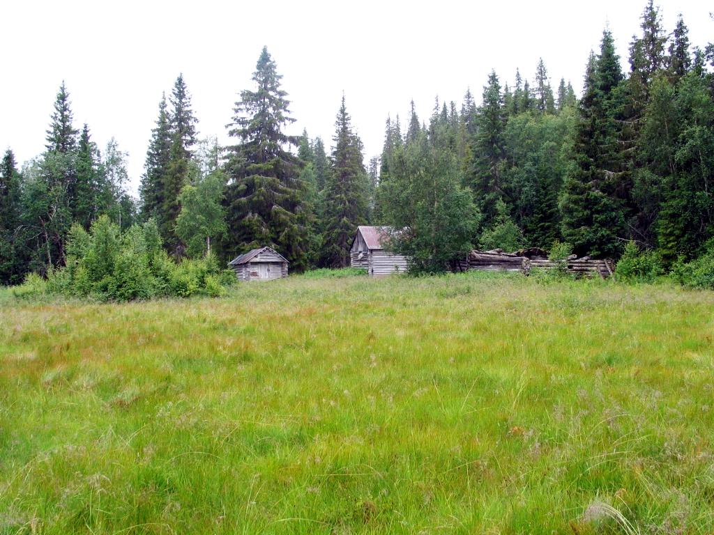 GAMLE HUS DA OG NÅ Setervollen til Nedre Berg på Myrsetseteren skal ha blitt oppbygd i 1890-åra, da