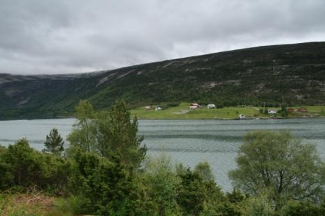 Nord for Guleslettene finnes flere smale fjordarmer med et