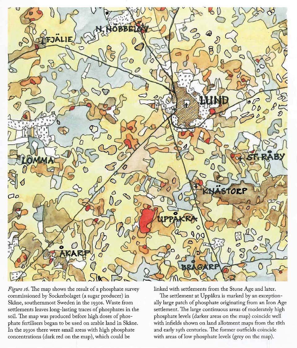 Long term land use affects the spatial