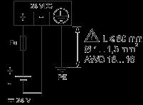 Fu 2 A fast-blow fuse ABE7FU200 Network Interface Module Wiring Diagram Output points 0 and 1 are source transistor outputs, all