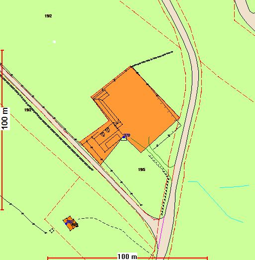 Planstatus Eigedomen ligg i uregulert område innafor det som i kommuneplan for Radøy dels er definert som område for Andre typer bygninger og anlegg og dels som område for landbruk, natur og