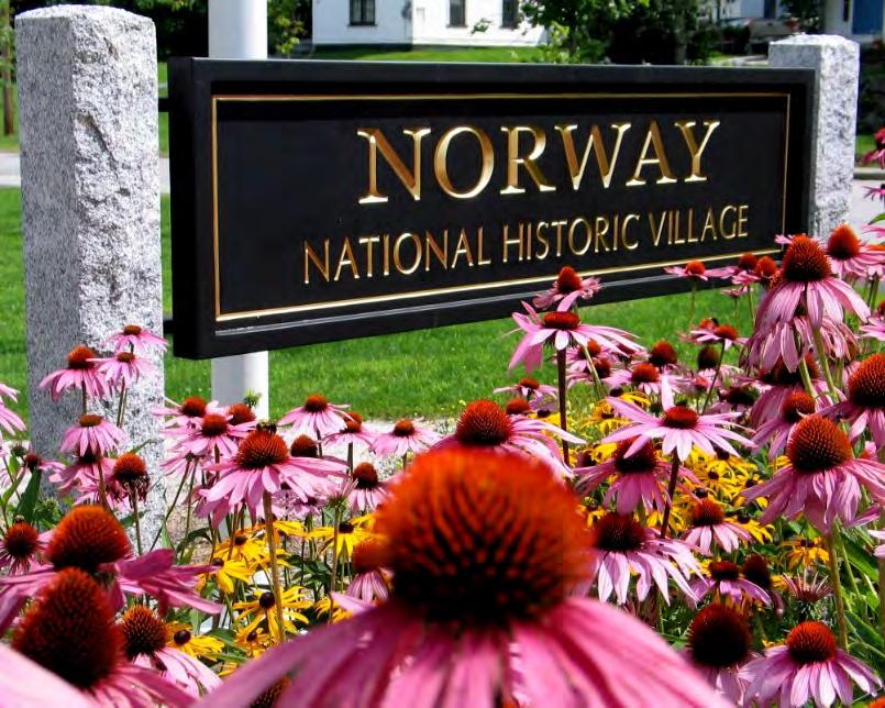 J Norways sentrum kom i 1998 med på den nasjonale listen over historiske steder, hvor det er satt i gang tiltak for å utbedre 4 av de mest kjente bygningene der.