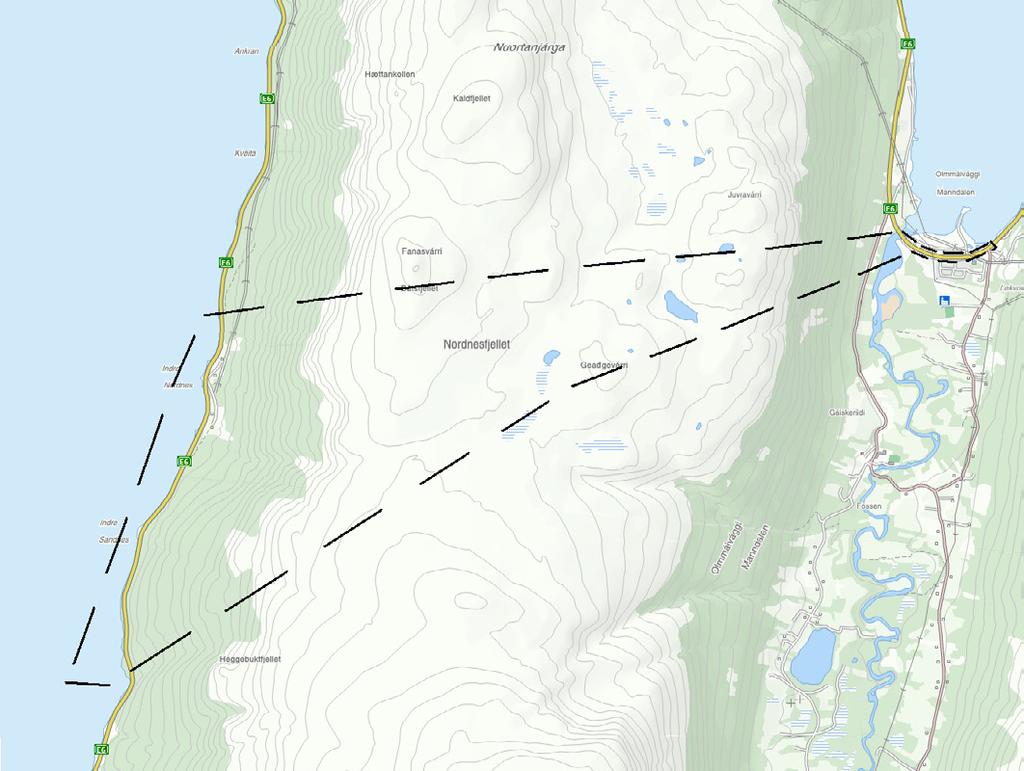 Planprogram Prosjekt: Ny E6 i tunnel gjennom Nordnesfjellet og