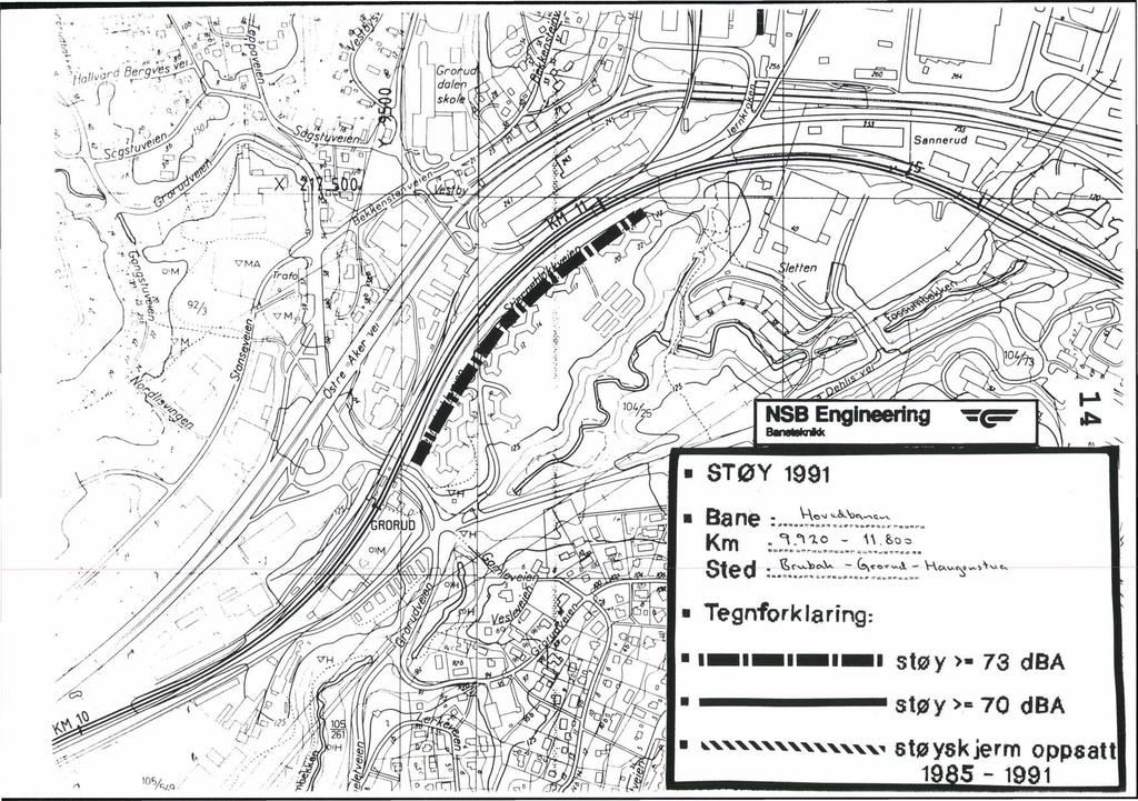 ',...,,.. c: ' o _. '.1.',o..., \.:) NSB Engineering M. a.1lm1c",4 G' \li. STØY 1991, // " / '/Y,'/. Bane.uw:::::';.,,mrot Km Ol 9. 1..O ". oo Ste d :"".