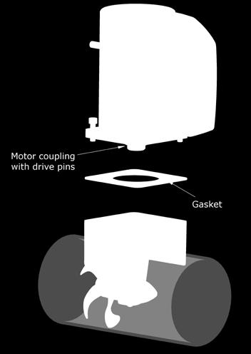 Fig. 1 Fig. 2b Fig. 2 Fig. 3 E Fitting the electromotor Montering av elektromotor 1.