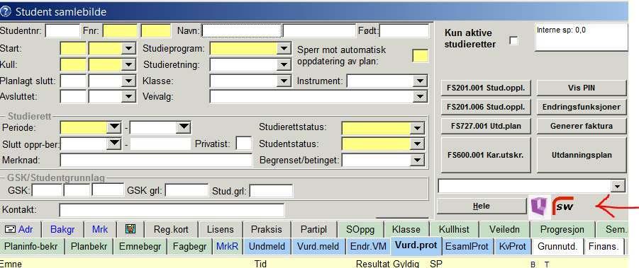 Studentweb saksbehandlertilgang Som saksbehandler kan du komme rett inn i StudentWeb fra FS ved å klikke på StudentWeb-ikonet i Student samlebilde: Logg på med Feide.