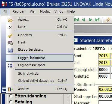 Neste gang du åpner en rapport som spør om årstall vil dette feltet være ferdig utfylt med årstallet 2015.