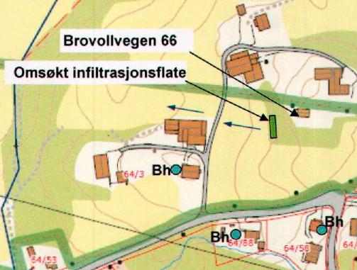 Lunner kommune har gitt utslippstillatelse på grunnlag av nevnte prosjektering og søknad om bygging av avløpsanlegg.