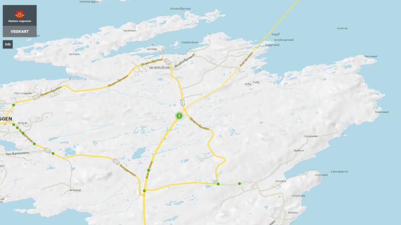 Er det kjente ulykkes punkt på trafikknettet i området? 7 registrerte trafikkulykker i området i tiden 1988-2016. NVDB: vegvesen.